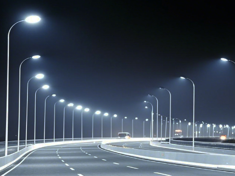 Urban road lighting scheme